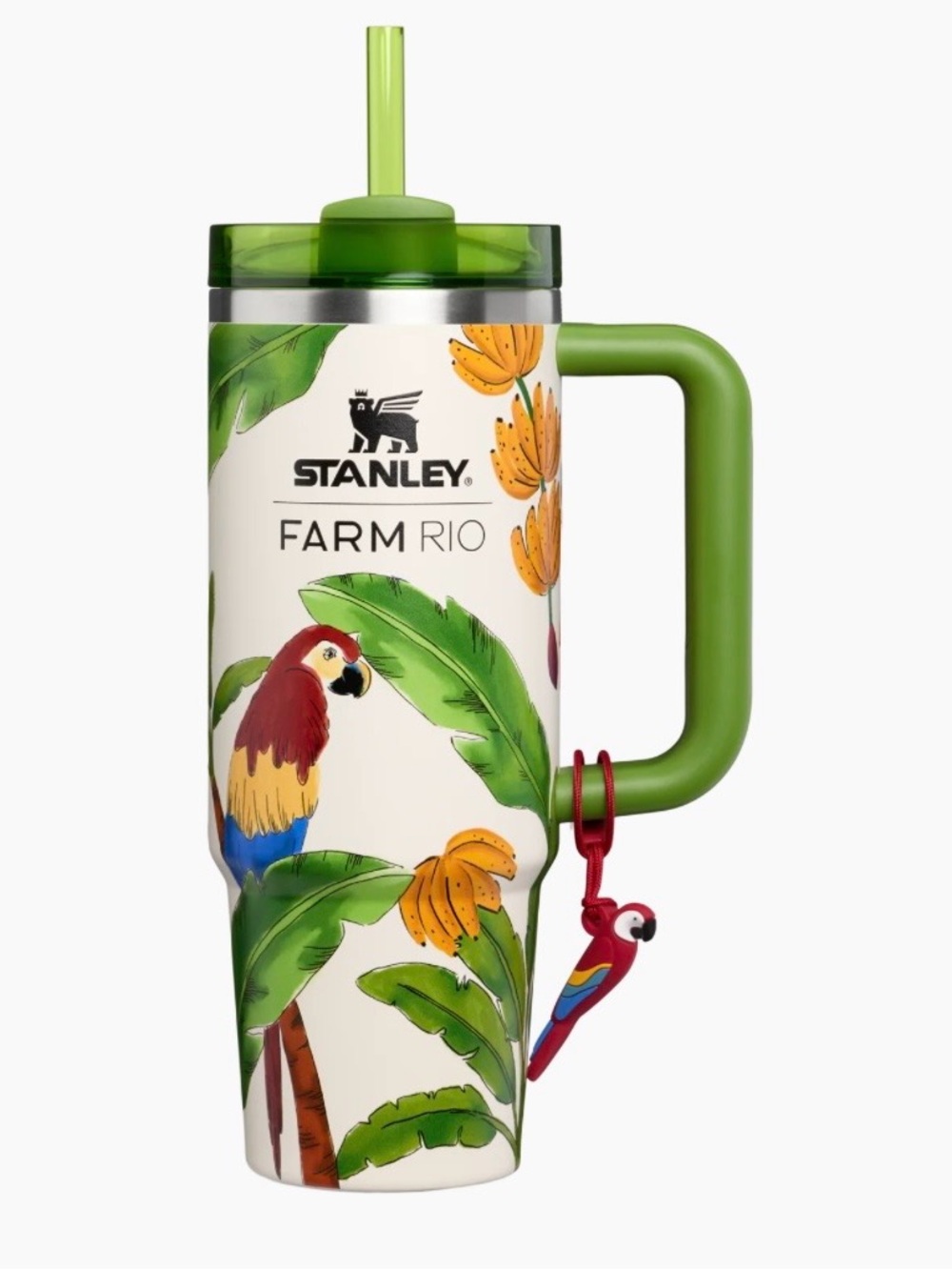 Stanley Farm Rio Quencher H2.O Flow state Tumbler 30 oz Tropical Destiny New